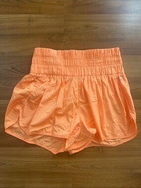 FP Movement by Free People Coral-Peach Athletic Shorts